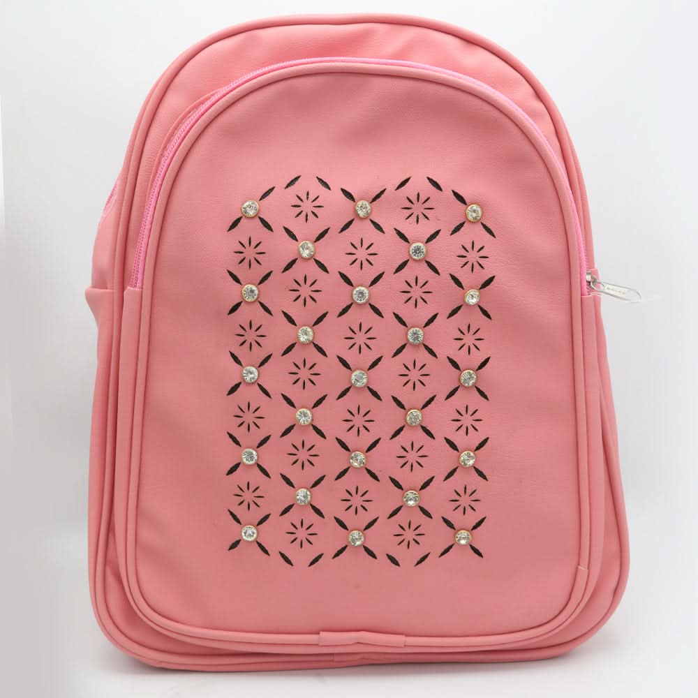 Girls Backpack ZH-234 - Tea Pink, Kids, School And Laptop Bags, Chase Value, Chase Value