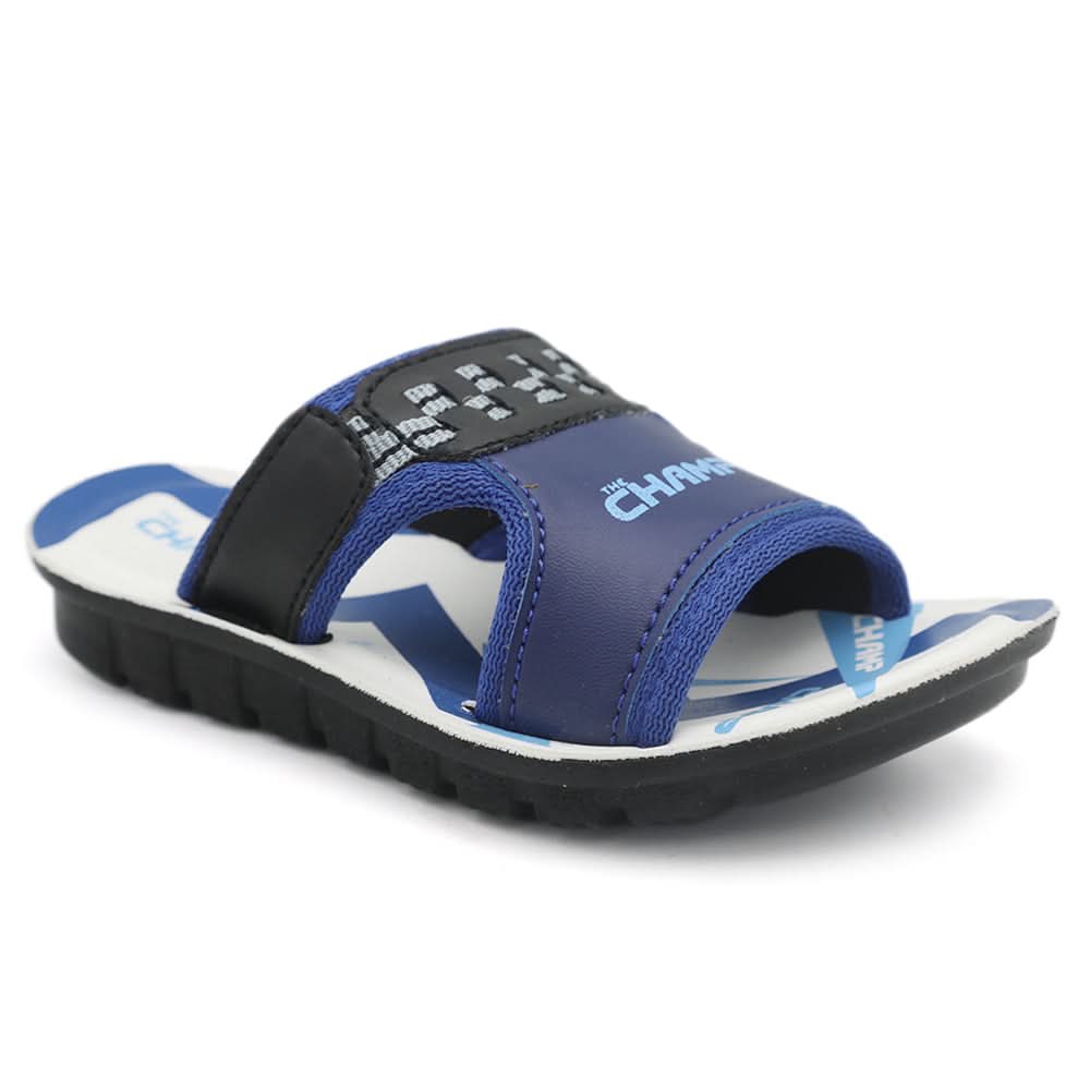 Boys Slippers Ch 1034 7-10 - Blue, Kids, Boys Slippers, Chase Value, Chase Value