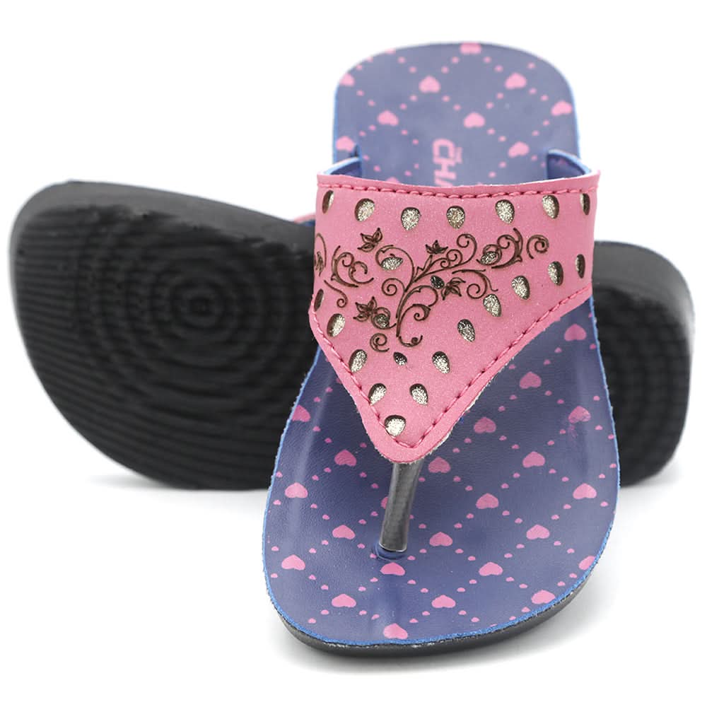 Girls Slipper 1051-104 7-10 - Pink, Kids, Girls Slippers, Chase Value, Chase Value