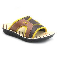 Boys Slippers Ch 1033 7-10 - Mustard, Kids, Boys Slippers, Chase Value, Chase Value