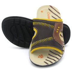 Boys Slippers Ch 1033 7-10 - Mustard, Kids, Boys Slippers, Chase Value, Chase Value