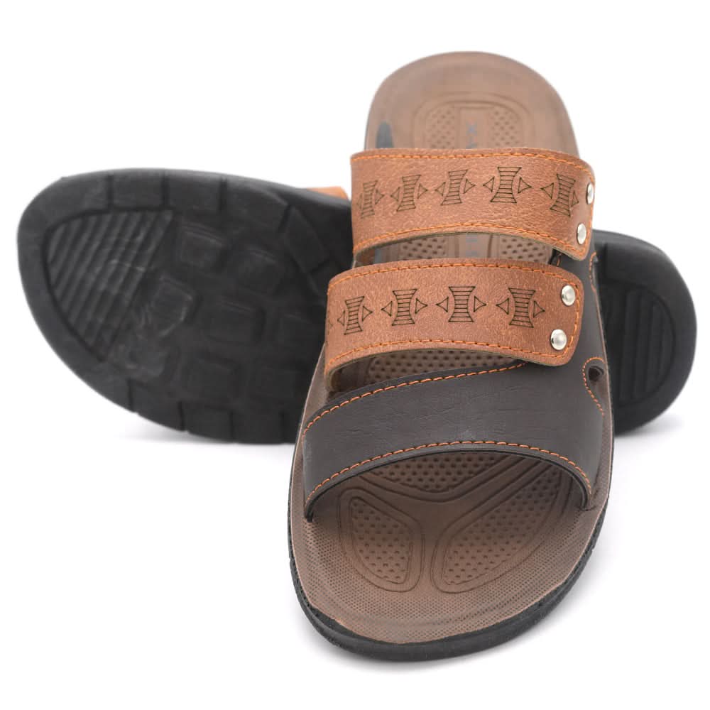 Men's Slipper X5013 6-10 - Mustard, Men, Slippers, Chase Value, Chase Value