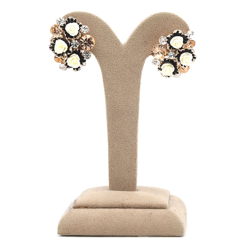 Women's Zarcon Ear Tops - Peach, Women, Earrings & Tops, Chase Value, Chase Value