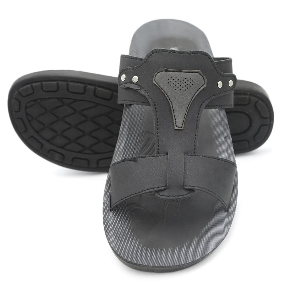 Men's Slipper X5012 6-10 - Black, Men, Slippers, Chase Value, Chase Value