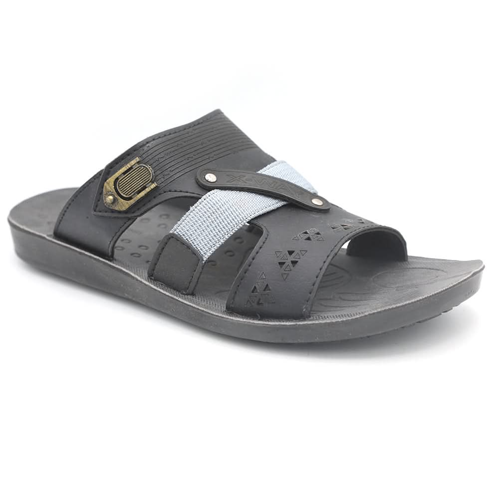 Men's Slipper X5011 6-10 - Black, Men, Slippers, Chase Value, Chase Value