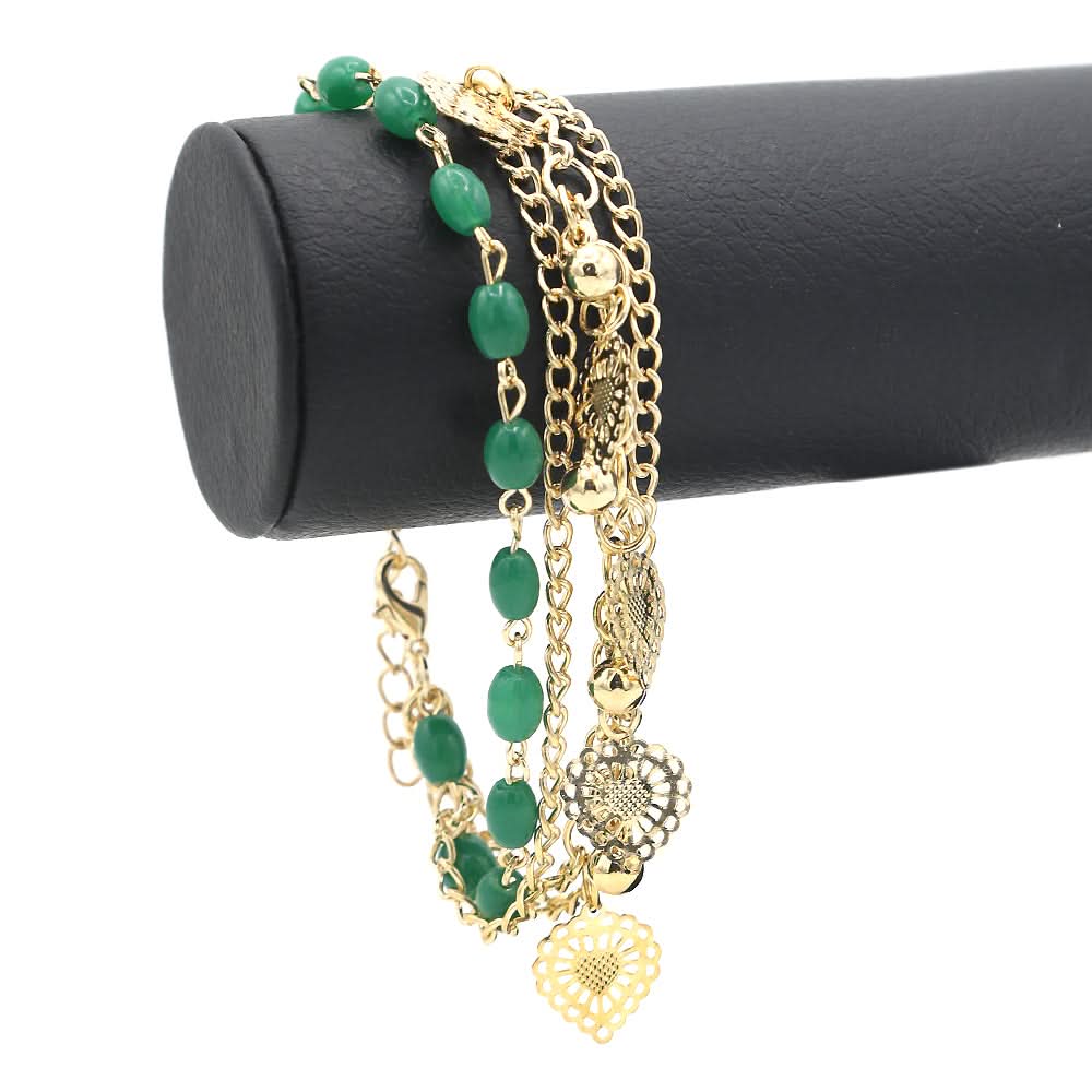 Women's Chain Bracelet - Green, Women, Bangles & Bracelets, Chase Value, Chase Value