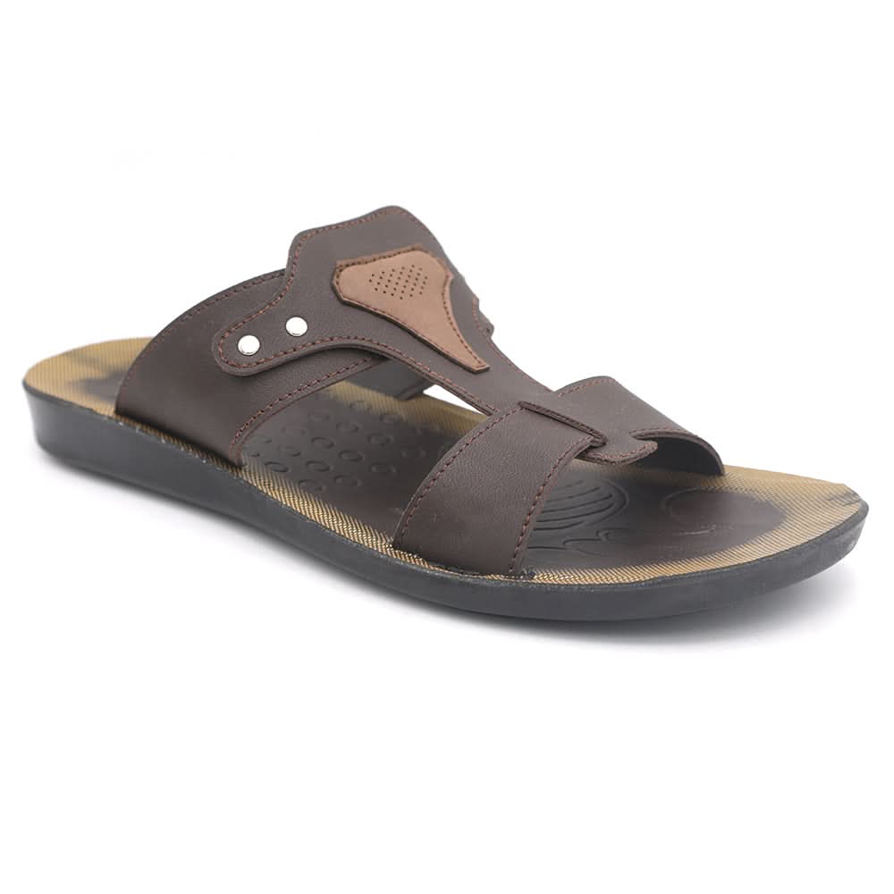 Men's Slipper X5012 6-10 - Brown, Men, Slippers, Chase Value, Chase Value