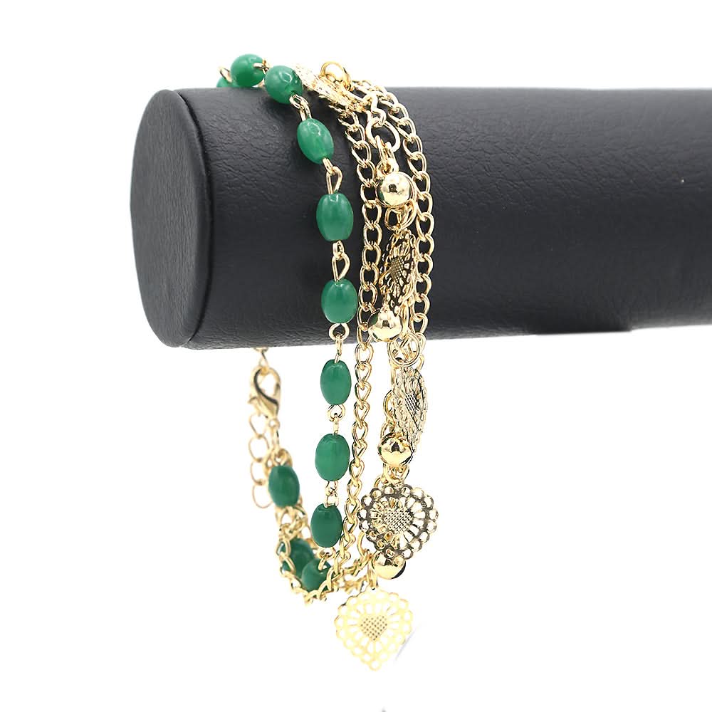 Women's Chain Bracelet - Green, Women, Bangles & Bracelets, Chase Value, Chase Value
