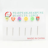 Scarf Pin 6 Pcs - Multi, Women, Scarf Pins & Brooches, Chase Value, Chase Value