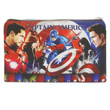 Pencil Pouch Two Zipper - Red, Kids, Pencil Boxes And Stationery Sets, Chase Value, Chase Value