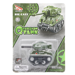 Pull Back Metal Tank - Green, Kids, Non-Remote Control, Chase Value, Chase Value