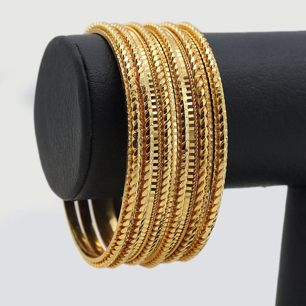 Women's Bangles - Golden, Jewellery, Chase Value, Chase Value