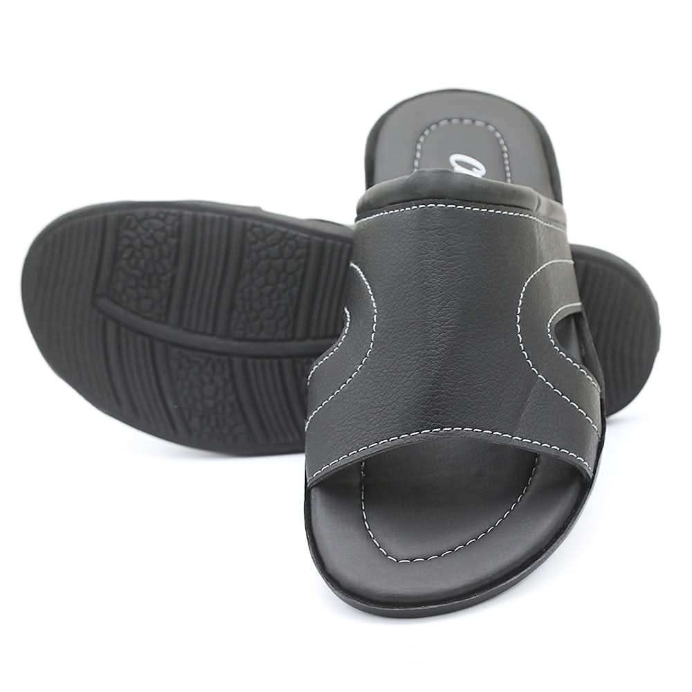 Men's Slipper - Black, Men, Slippers, Chase Value, Chase Value