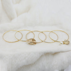 Women's Bangles - Golden, Jewellery, Chase Value, Chase Value