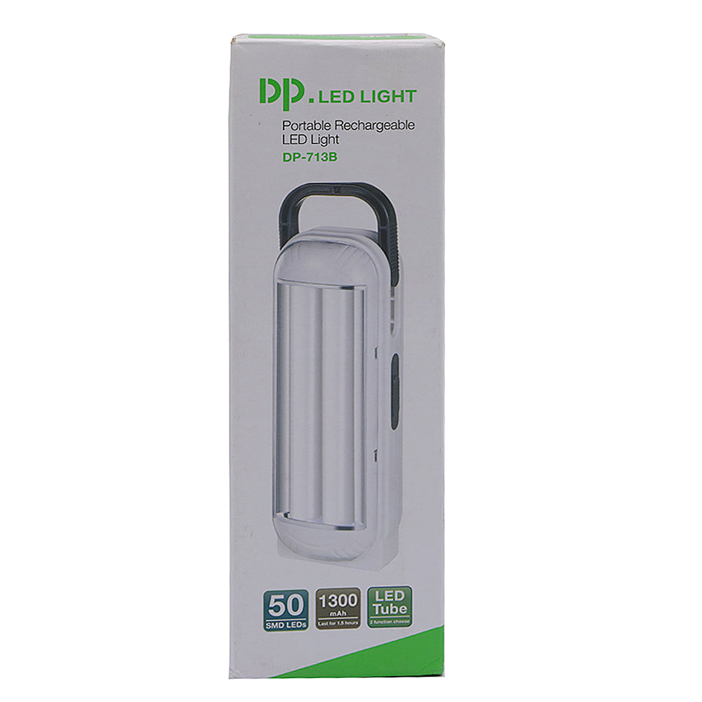 DP LED Portable Rechargeable Light DP-713B 1300mah, Home & Lifestyle, Emergency Lights & Torch, Chase Value, Chase Value