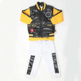 Boys 3 Piece Full Sleeves Suit - Yellow, Kids, Boys Sets And Suits, Chase Value, Chase Value
