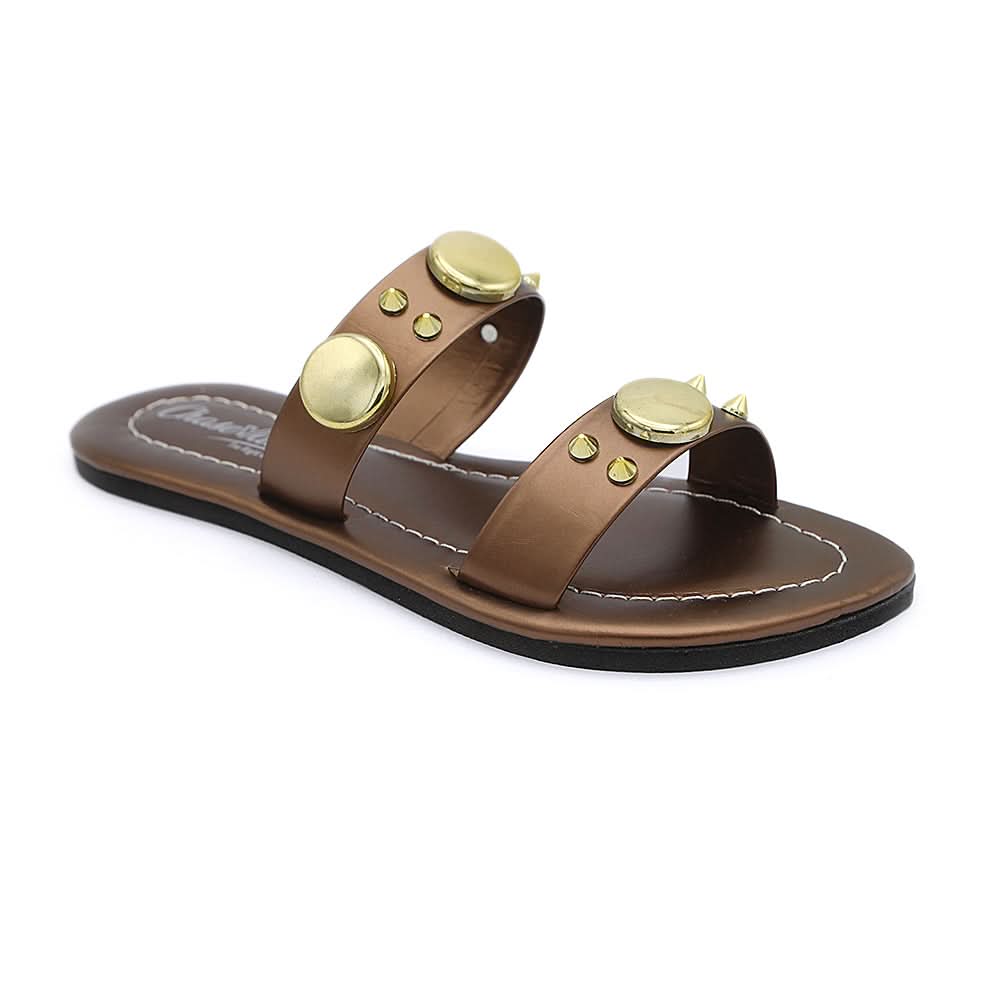 Girl's Slippers - Brown, Kids, Girls Slippers, Chase Value, Chase Value