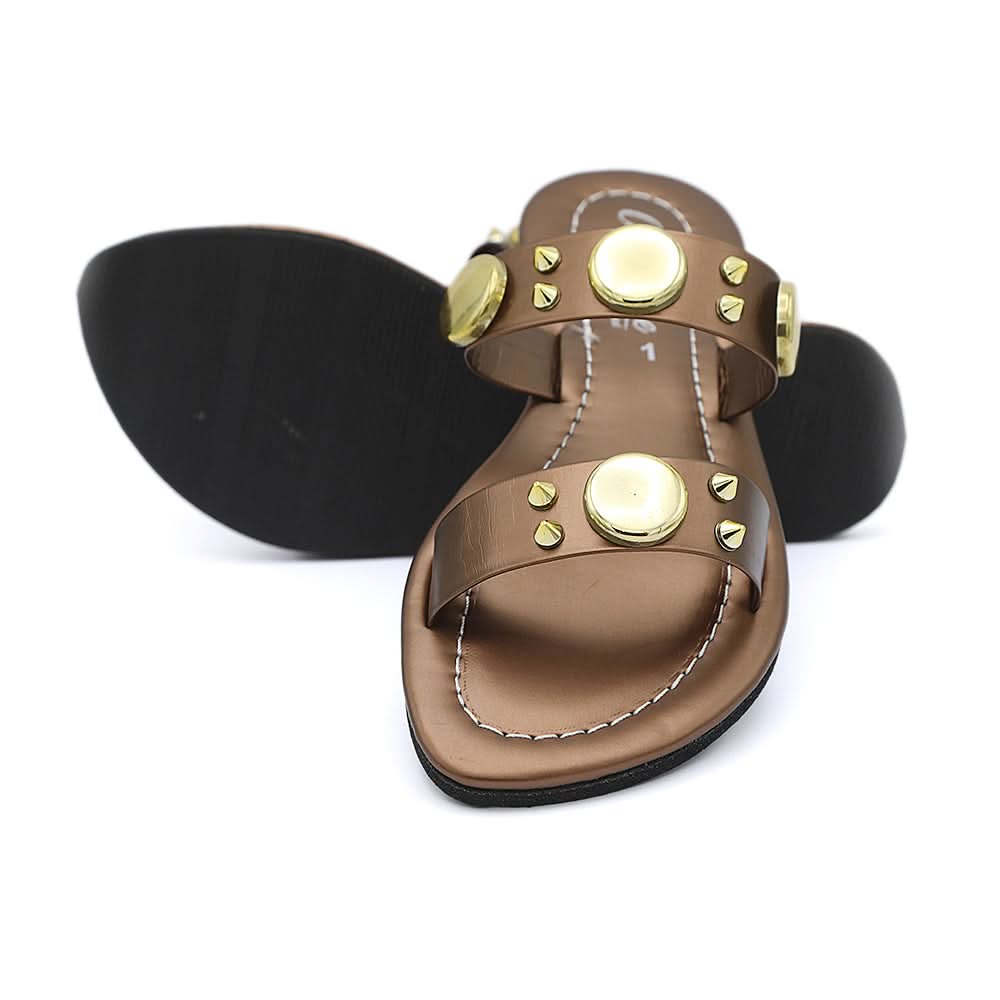 Girl's Slippers - Brown, Kids, Girls Slippers, Chase Value, Chase Value