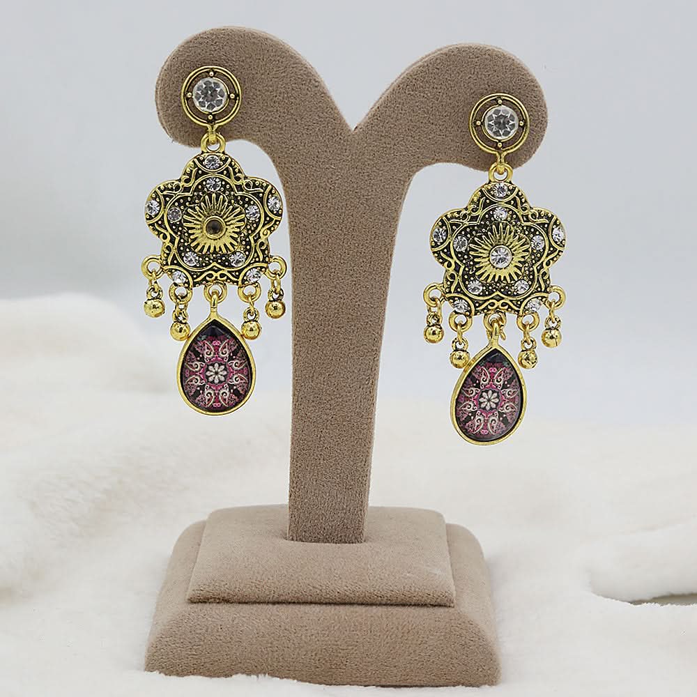 Women's Fancy Earrings - Golden, Women, Earrings & Tops, Chase Value, Chase Value