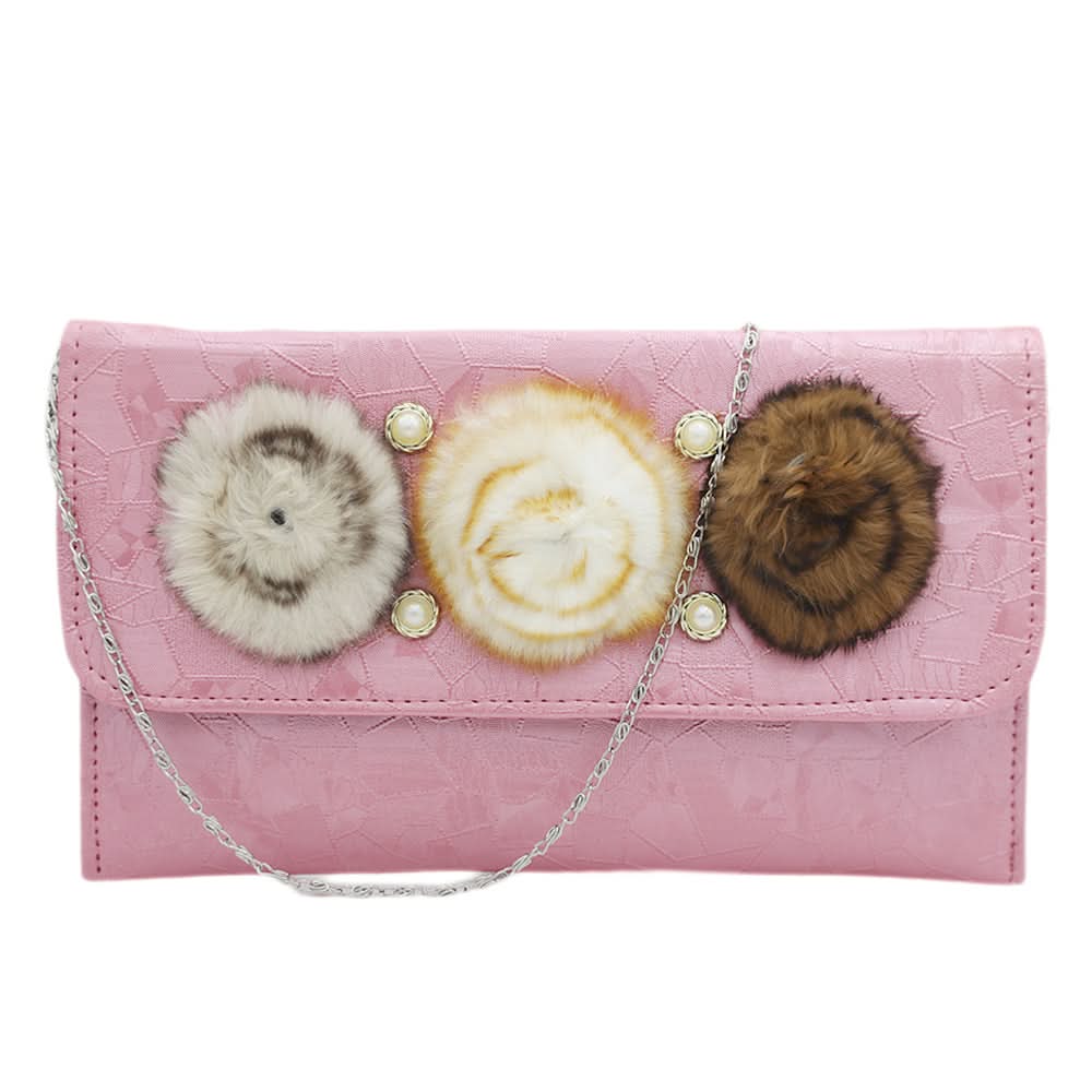 Women's Clutch K-2097 - Pink, Women, Clutches, Chase Value, Chase Value