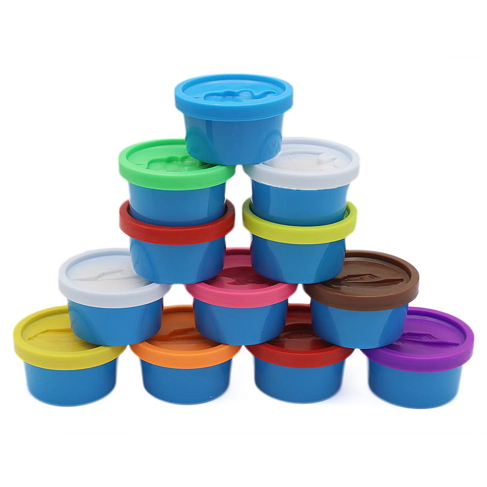 Clay Danda 12 Pcs - Multi, Kids, Clay And Slime, Chase Value, Chase Value