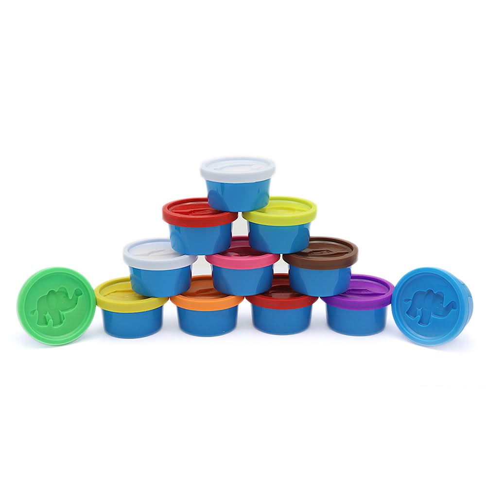 Clay Danda 12 Pcs - Multi, Kids, Clay And Slime, Chase Value, Chase Value
