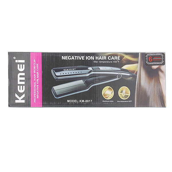 Kemei Straightener KM - 8817, Home & Lifestyle, Straightener And Curler, Beauty & Personal Care, Hair Styling, Kemei, Chase Value