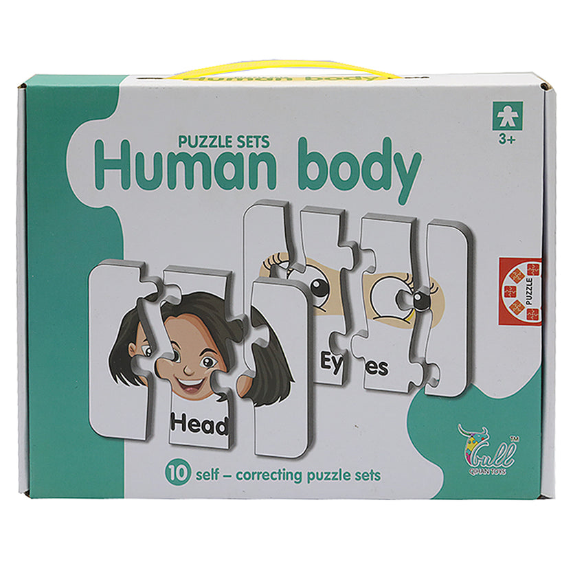Jigsaw Puzzle Human Body 10self Correcting - Multi, Kids, Board Games And Puzzles, Chase Value, Chase Value