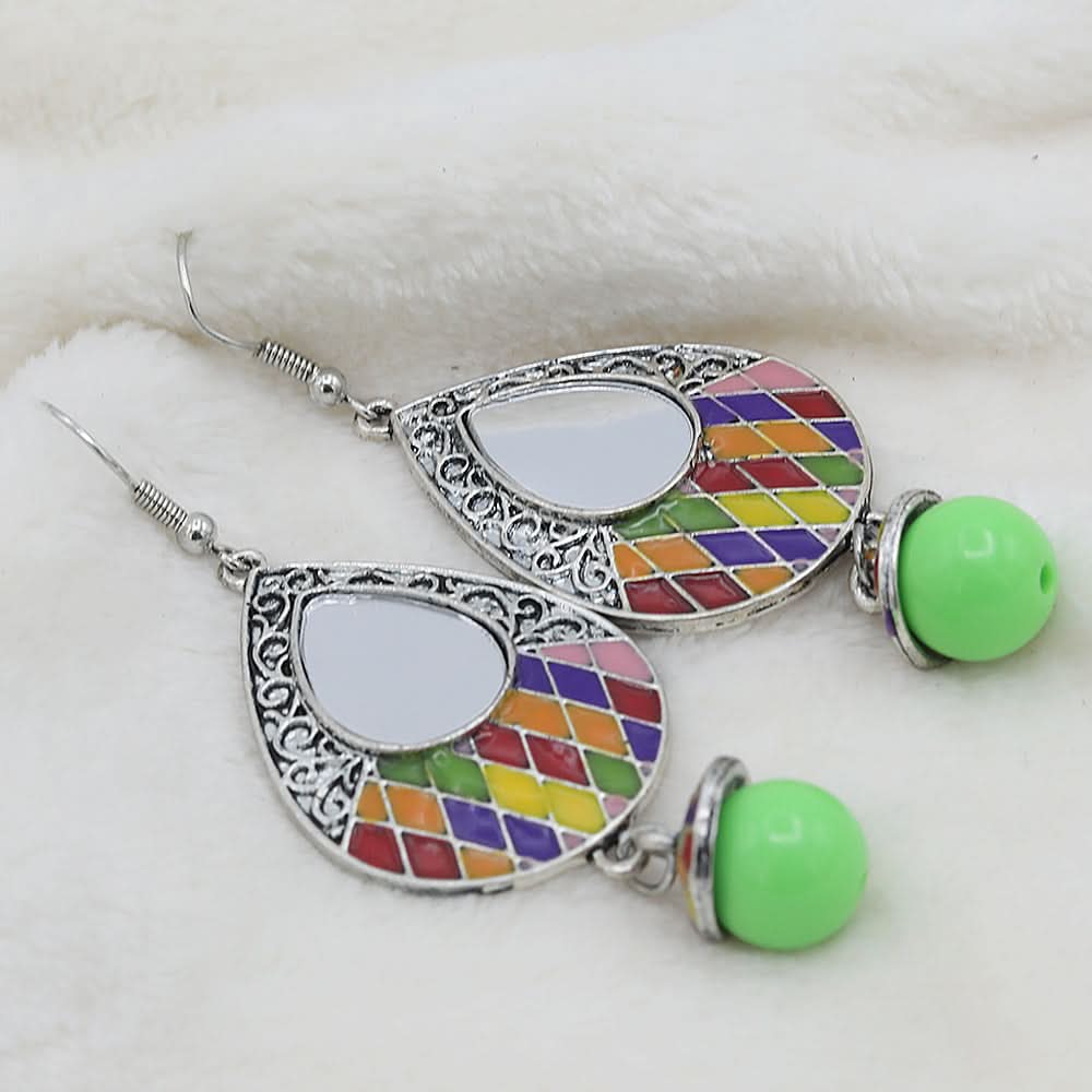 Women's Fancy Earrings - Green, Women, Earrings & Tops, Chase Value, Chase Value