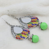 Women's Fancy Earrings - Green, Women, Earrings & Tops, Chase Value, Chase Value