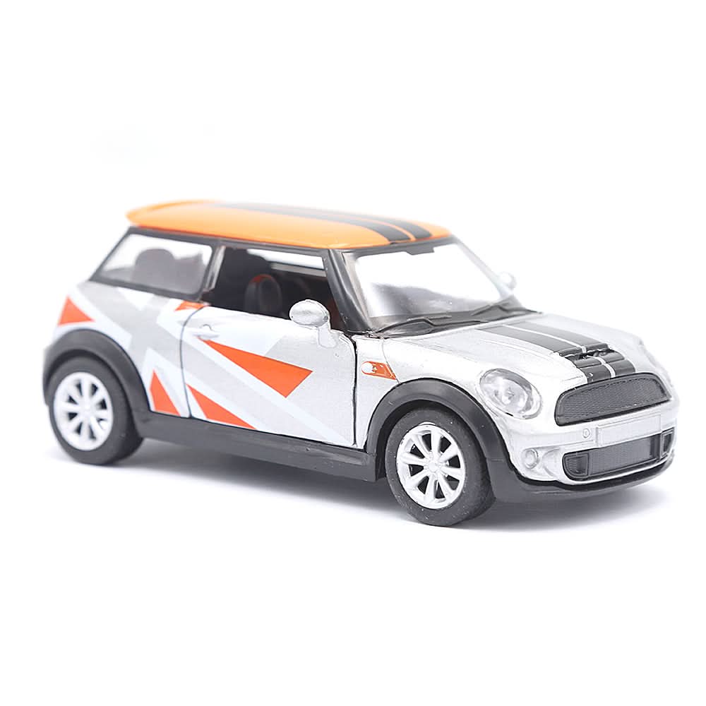 Pull Back Metal Car - Orange, Kids, Non-Remote Control, Chase Value, Chase Value