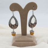 Women's Fancy Earrings - Brown, Women, Earrings & Tops, Chase Value, Chase Value