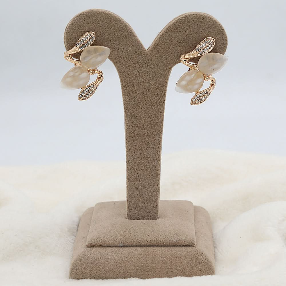 Women's Marble Ear Tops - Beige, Women, Earrings & Tops, Chase Value, Chase Value