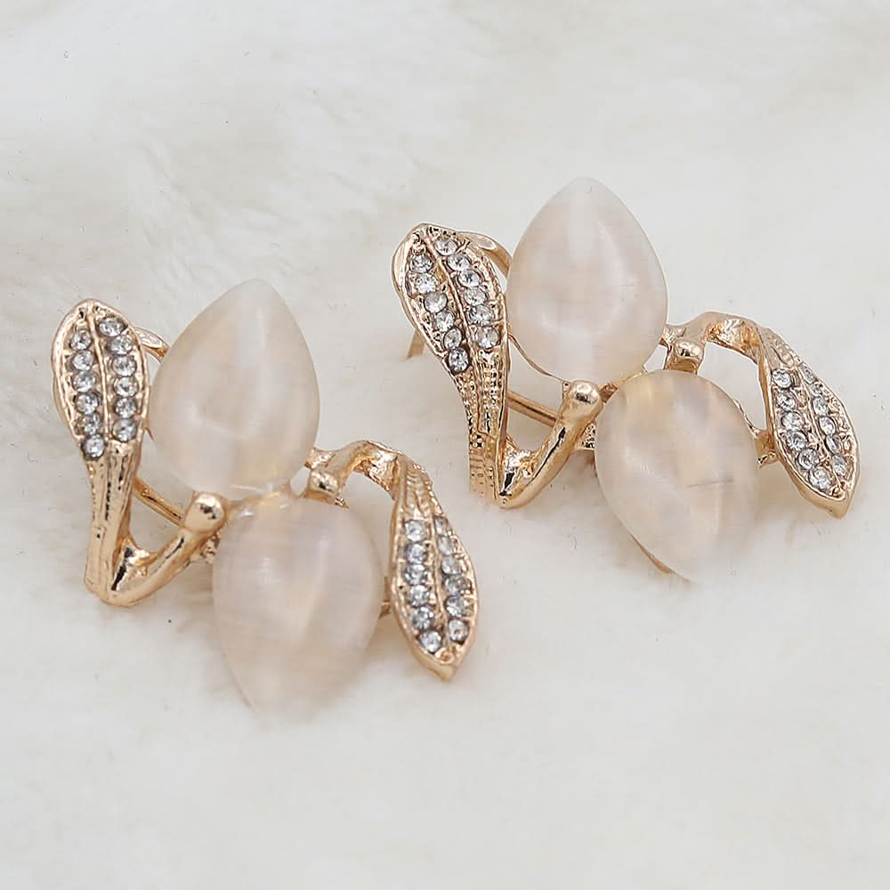 Women's Marble Ear Tops - Beige, Women, Earrings & Tops, Chase Value, Chase Value