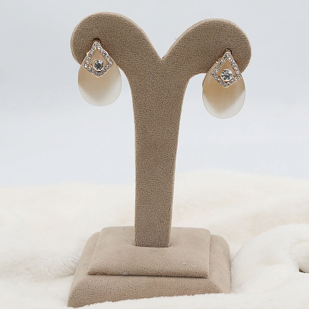 Women's Marble Ear Tops - Beige, Women, Earrings & Tops, Chase Value, Chase Value