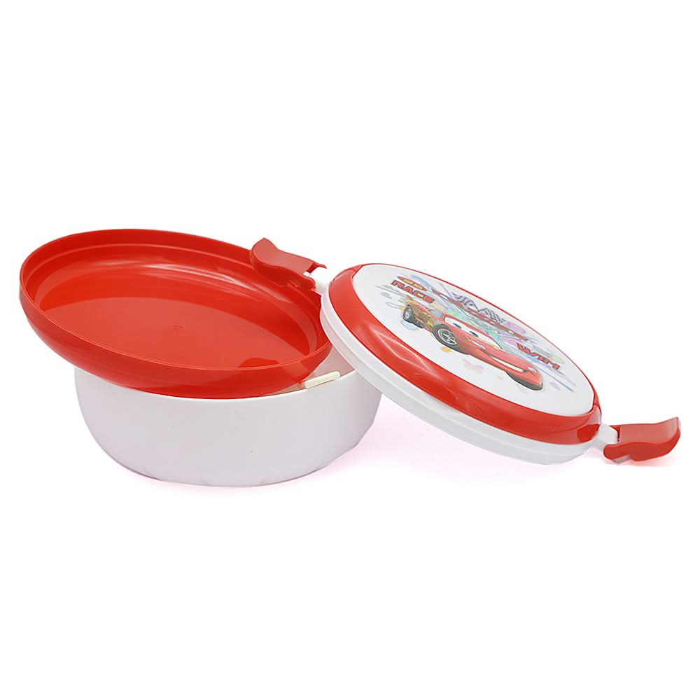 Joy Lunch Box - White & Red, Kids, Tiffin Boxes And Bottles, Chase Value, Chase Value