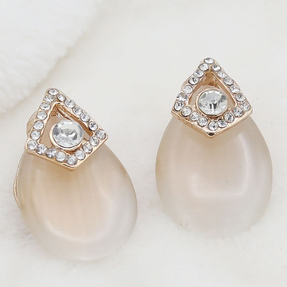 Women's Marble Ear Tops - Beige, Women, Earrings & Tops, Chase Value, Chase Value