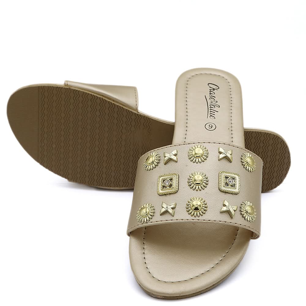 Women's Slippers S-07 - Fawn, Women, Slippers, Chase Value, Chase Value