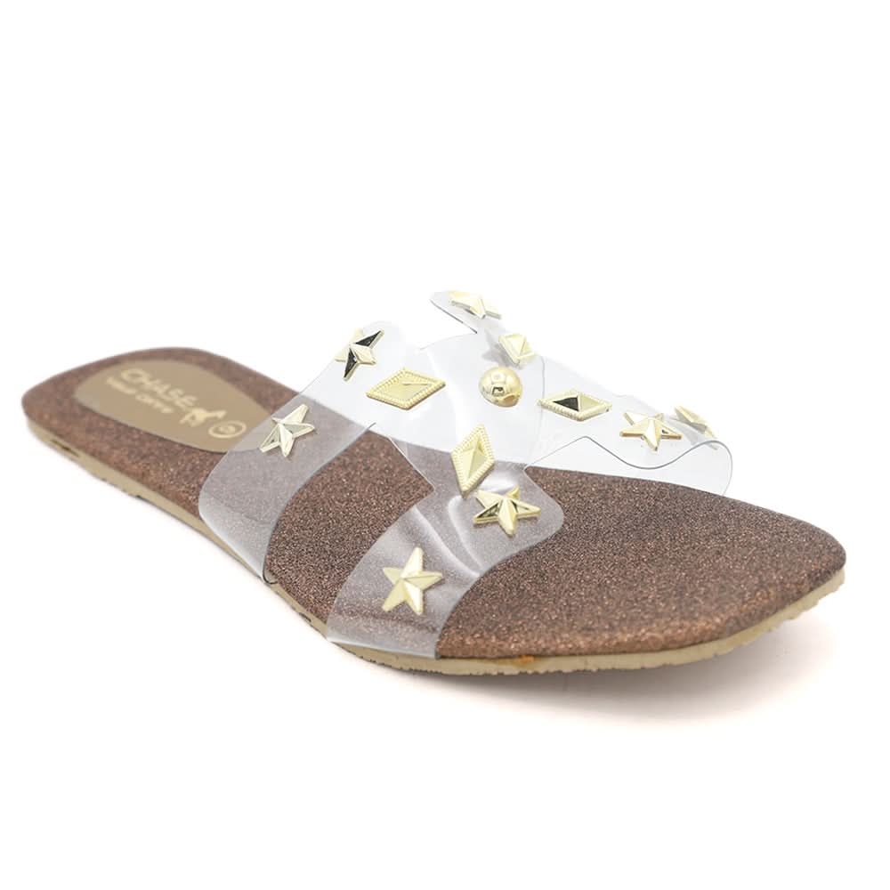 Women's Fancy Slipper - Brown, Women, Slippers, Chase Value, Chase Value
