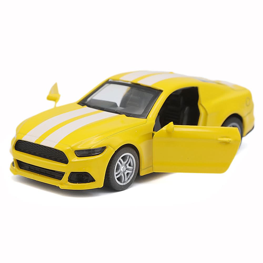 Pull back Metal Car With Open Door - Yellow, Kids, Non-Remote Control, Chase Value, Chase Value