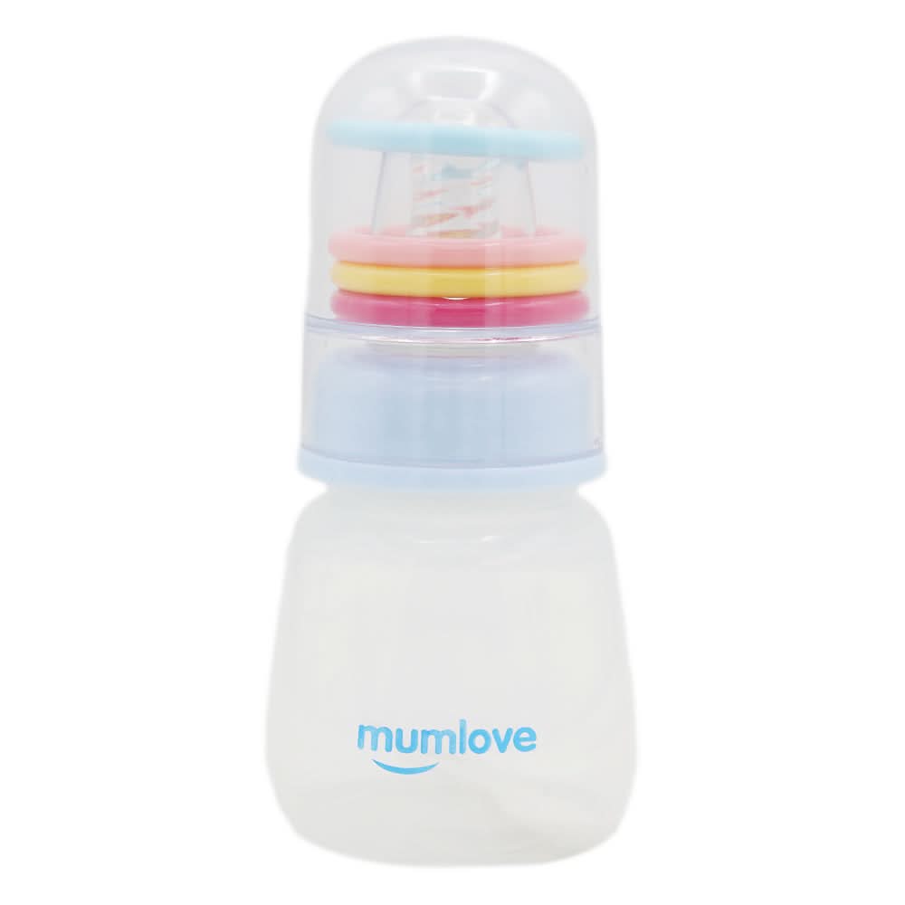 Mum Love Baby Bottle with Ring Bel 80ml B0371 - Light Blue, Kids, Feeding Supplies, Chase Value, Chase Value