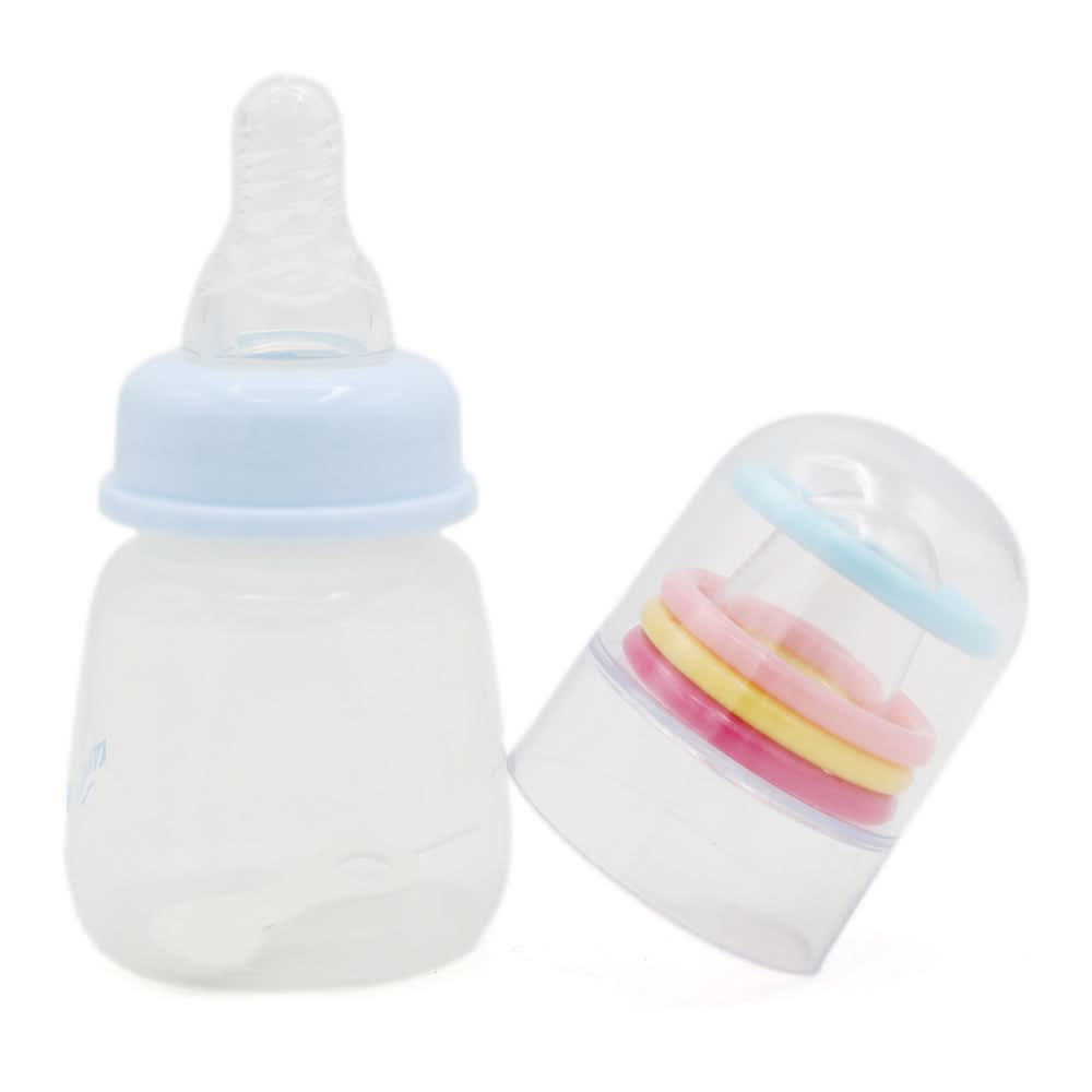 Mum Love Baby Bottle with Ring Bel 80ml B0371 - Light Blue, Kids, Feeding Supplies, Chase Value, Chase Value