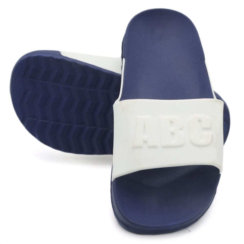 Boys Slipper Abc 24-35 Aqa1 - Navy Blue, Kids, Boys Slippers, Chase Value, Chase Value