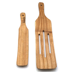 Spatula Wood - 2Pcs - Brown, Home & Lifestyle, Kitchen Tools And Accessories, Chase Value, Chase Value