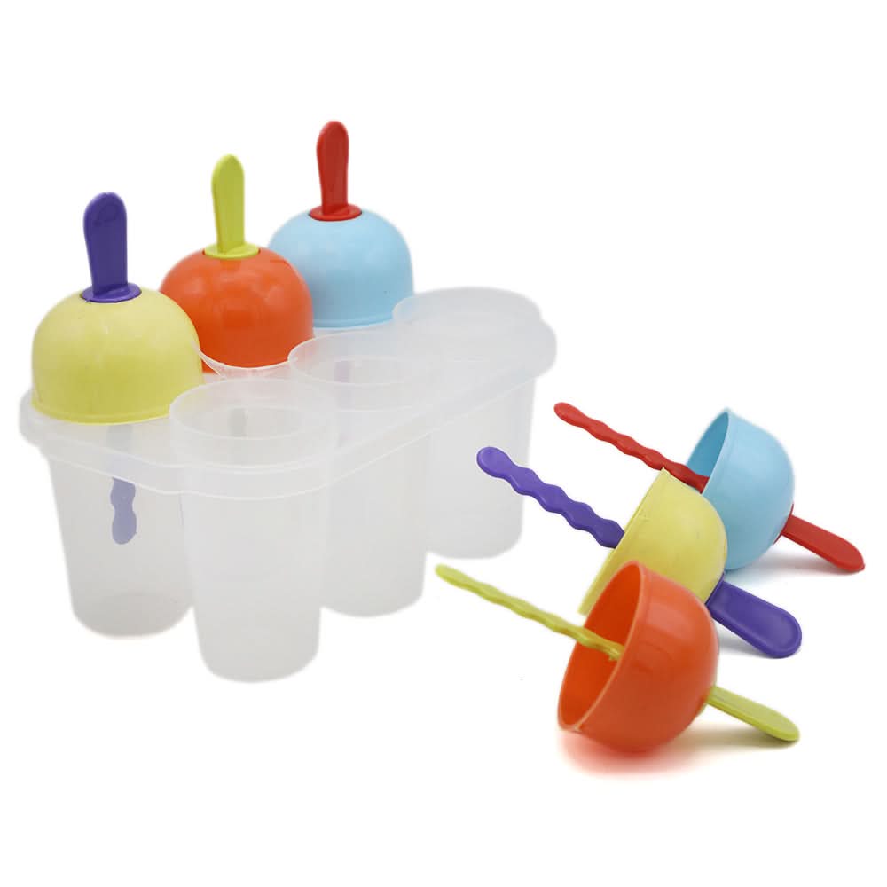 Ice Cream Mold Plastic 6Pcs - Multi, Home & Lifestyle, Kitchen Tools And Accessories, Chase Value, Chase Value