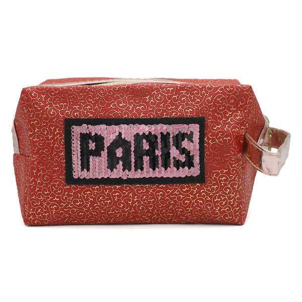 Makeup Pouch - Red, Beauty & Personal Care, Beauty Tools, Chase Value, Chase Value