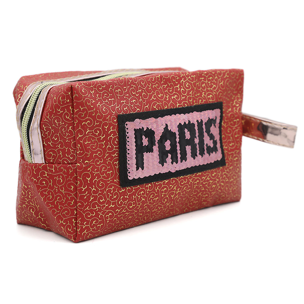 Makeup Pouch - Red, Beauty & Personal Care, Beauty Tools, Chase Value, Chase Value