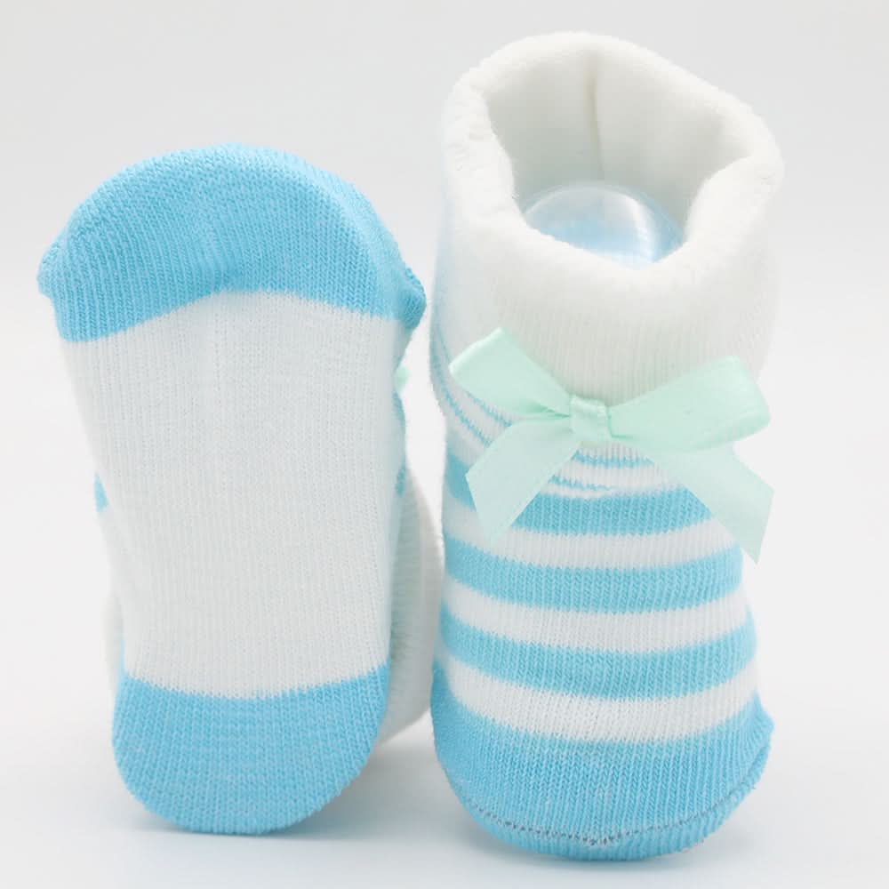 Newborn Booties (RA601) - Sky Blue, Kids, NB Shoes And Socks, Chase Value, Chase Value