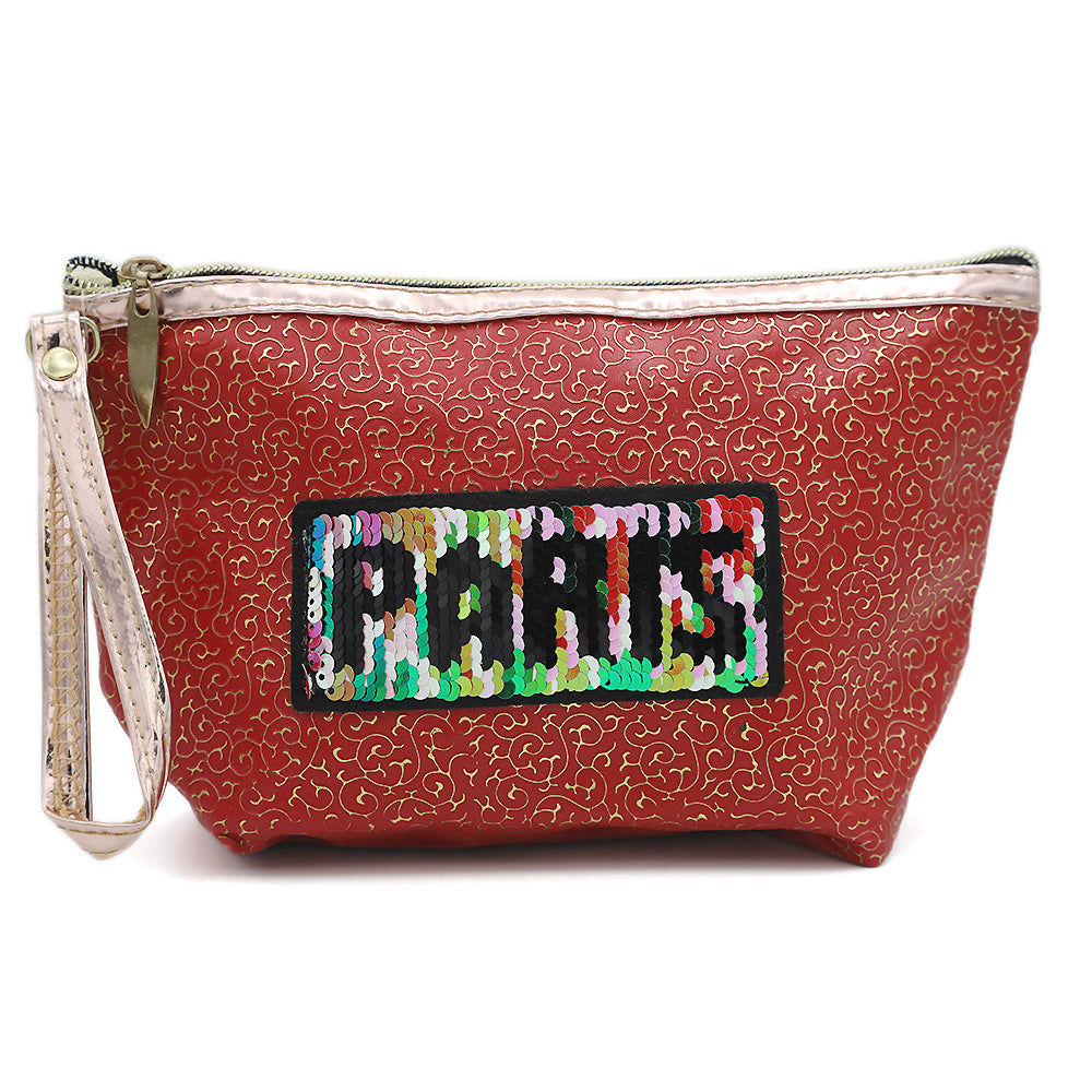 Makeup Pouch - Red, Beauty & Personal Care, Beauty Tools, Chase Value, Chase Value