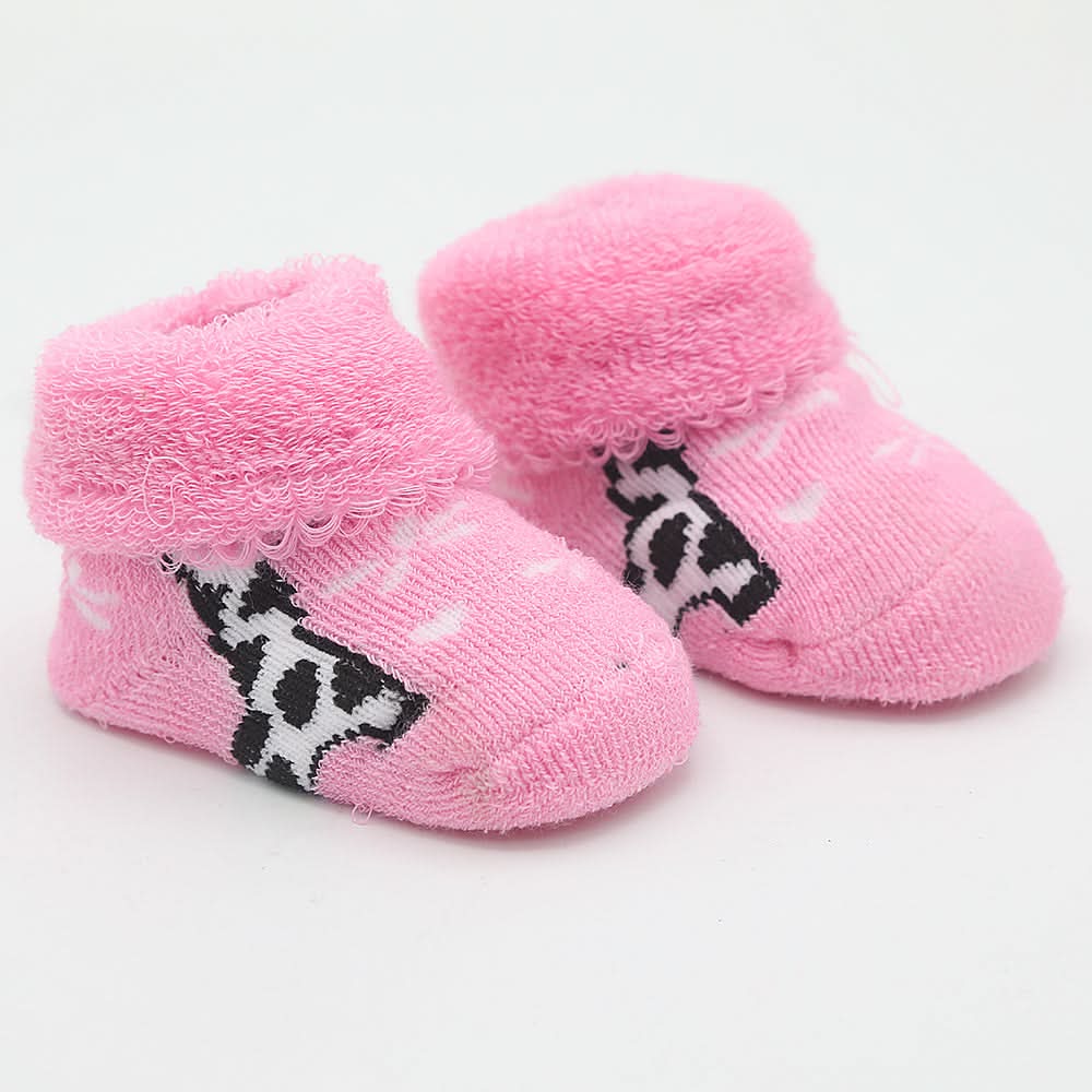 Newborn Booties (RA601) - Pink, Kids, NB Shoes And Socks, Chase Value, Chase Value